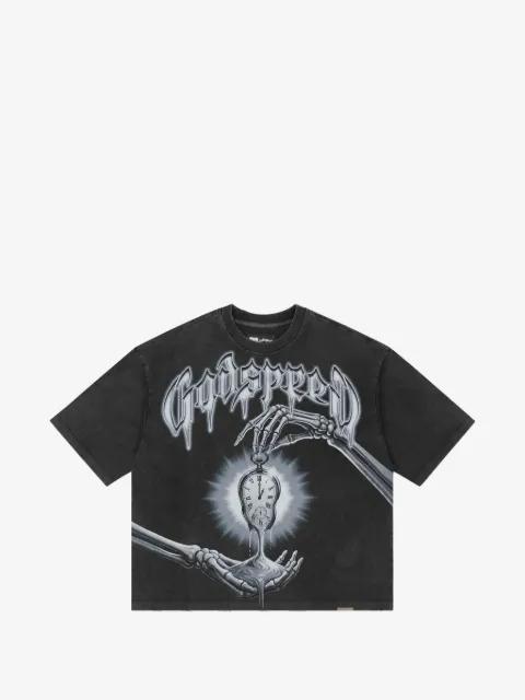 Borrowed Time graphic-print T-shirt by GODSPEED