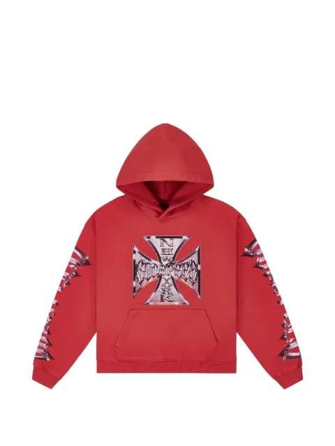 Chrome Motto hoodie by GODSPEED