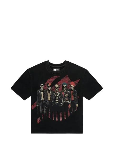 Guitar Heros graphic-print T-shirt by GODSPEED