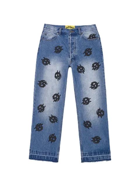 Infinity V2 logo-patch jeans by GODSPEED