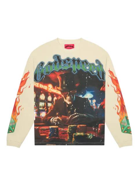 Life's A Gamble long-sleeved T-shirt by GODSPEED