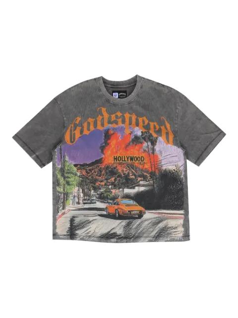 Los Scandalous graphic-print T-shirt by GODSPEED