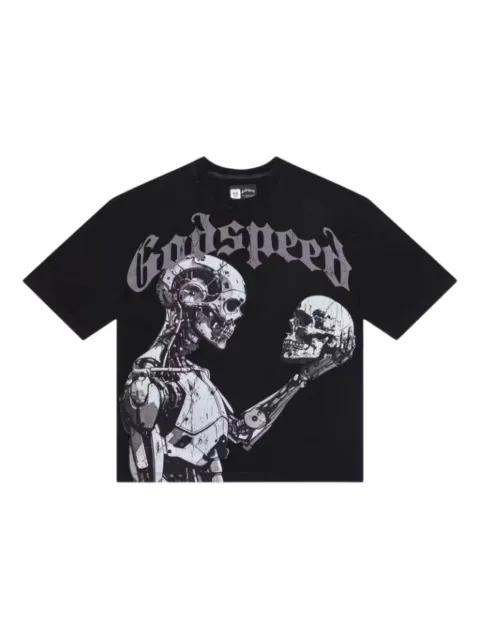 Mankind vs AI III graphic-print T-shirt by GODSPEED