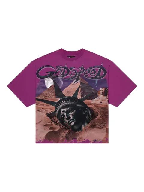 Mother Cairo print T-shirt by GODSPEED