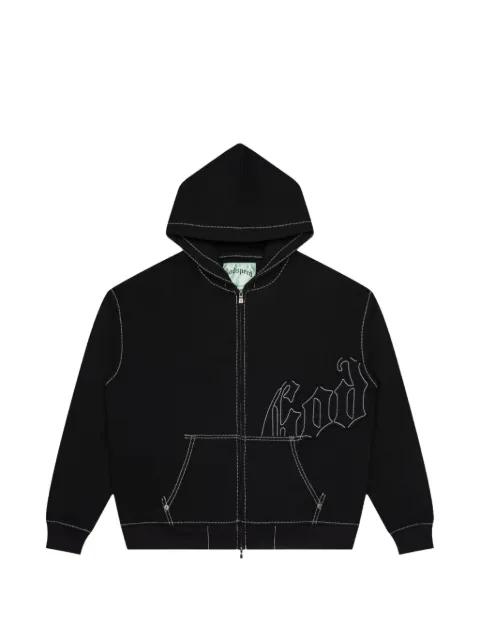 OG logo-stitched hoodie by GODSPEED