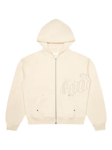 OG logo zip-up hoodie by GODSPEED