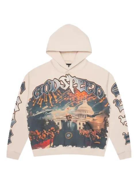 R.O.R graphic-print hoodie by GODSPEED