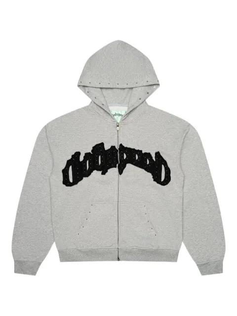 Symmetric Studded  hoodie by GODSPEED