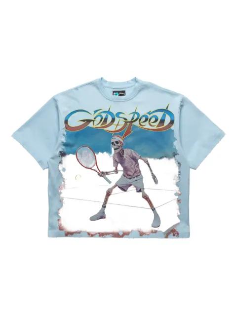 Top Spin graphic T-shirt by GODSPEED