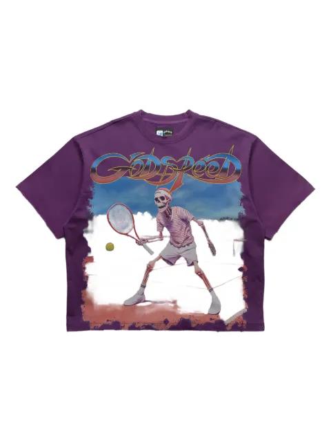 Top Spin graphic T-shirt by GODSPEED
