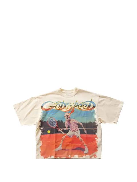 Top Spin graphic-print T-shirt by GODSPEED