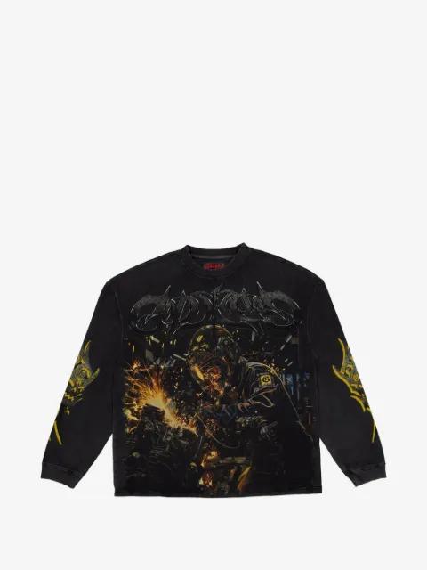 Under Construction long-sleeve T-shirt by GODSPEED