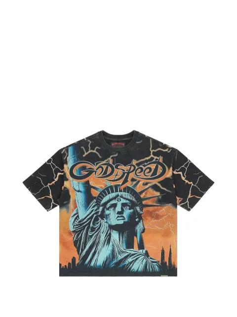 Voltage graphic-print T-shirt by GODSPEED