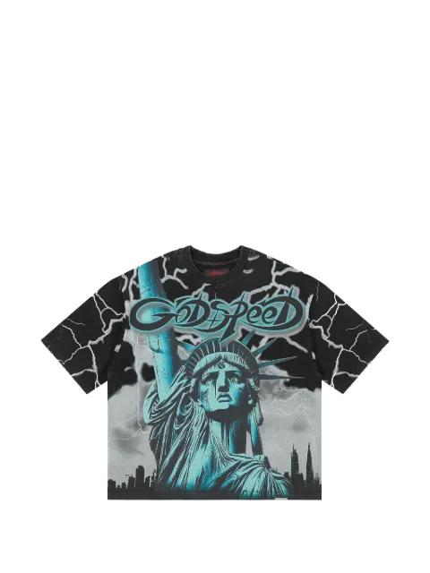 Voltage graphic-print t-shirt by GODSPEED