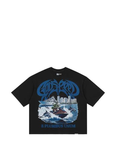 Wave Runner graphic-print T-shirt by GODSPEED
