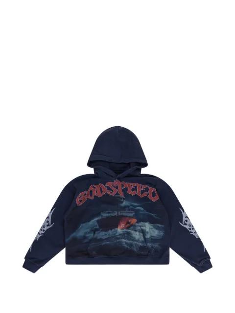 graphic-print hoodie by GODSPEED