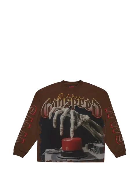 graphic sweatshirt by GODSPEED