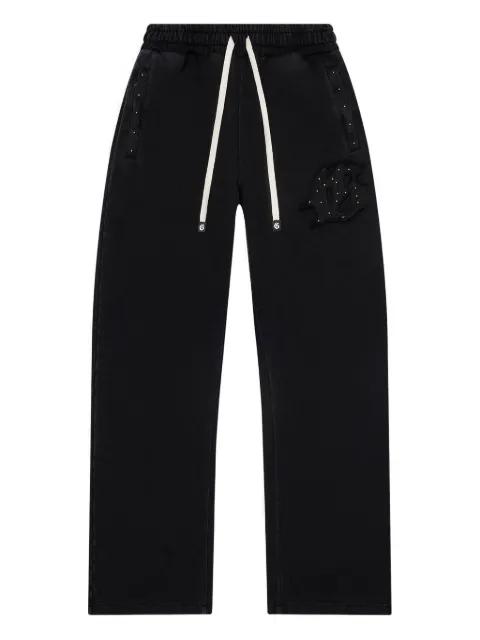 studded track pants by GODSPEED