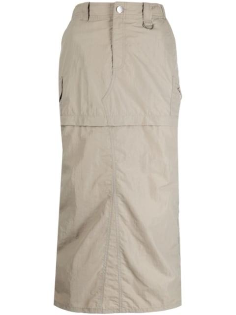 3-way cargo skirt by GOEN.J