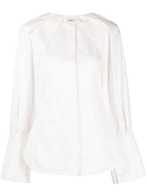 button up blouse by GOEN.J