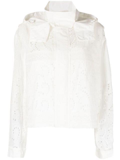cropped hoodied jacket by GOEN.J