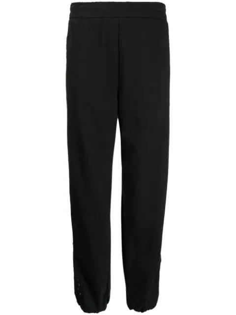 cut out-detail track pants by GOEN.J