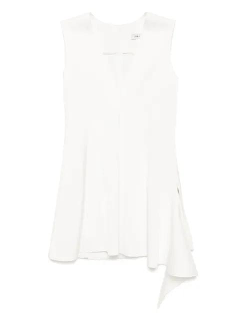 draped V-neck sleeveless top by GOEN.J