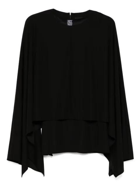 draped cape tank top by GOEN.J