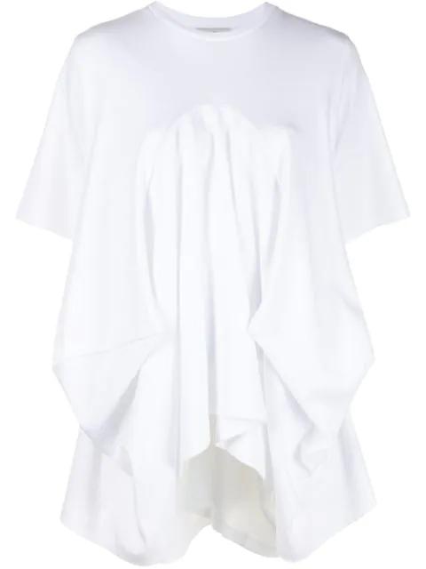 draped cotton T-shirt by GOEN.J