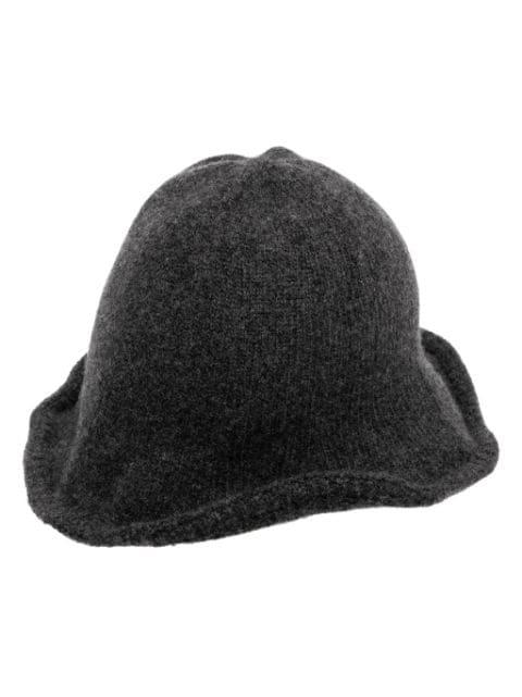 knitted bucket hat by GOEN.J