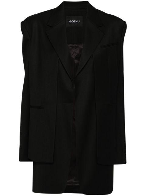 layered blazer by GOEN.J