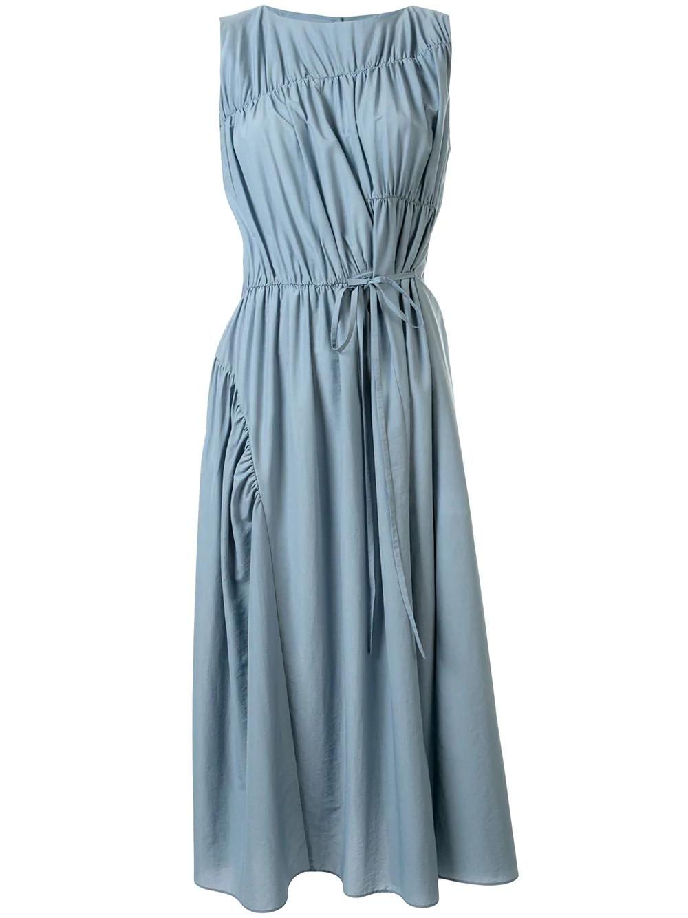 multi-directional ruched shift dress by GOEN.J
