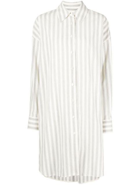 oversized-cut shirt dress by GOEN.J