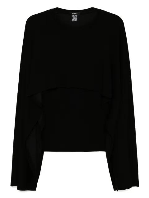 ribbed cape top by GOEN.J