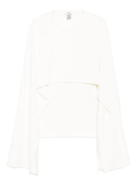 ribbed cape top by GOEN.J