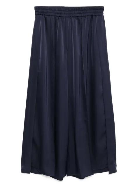 slit palazzo pants by GOEN.J