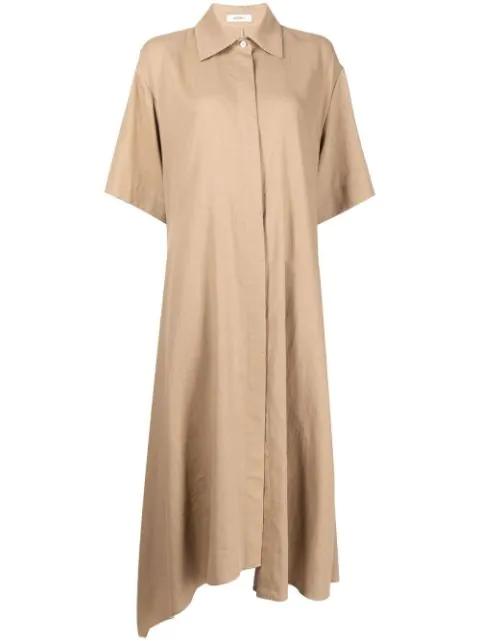 straight-cut shirt dress by GOEN.J