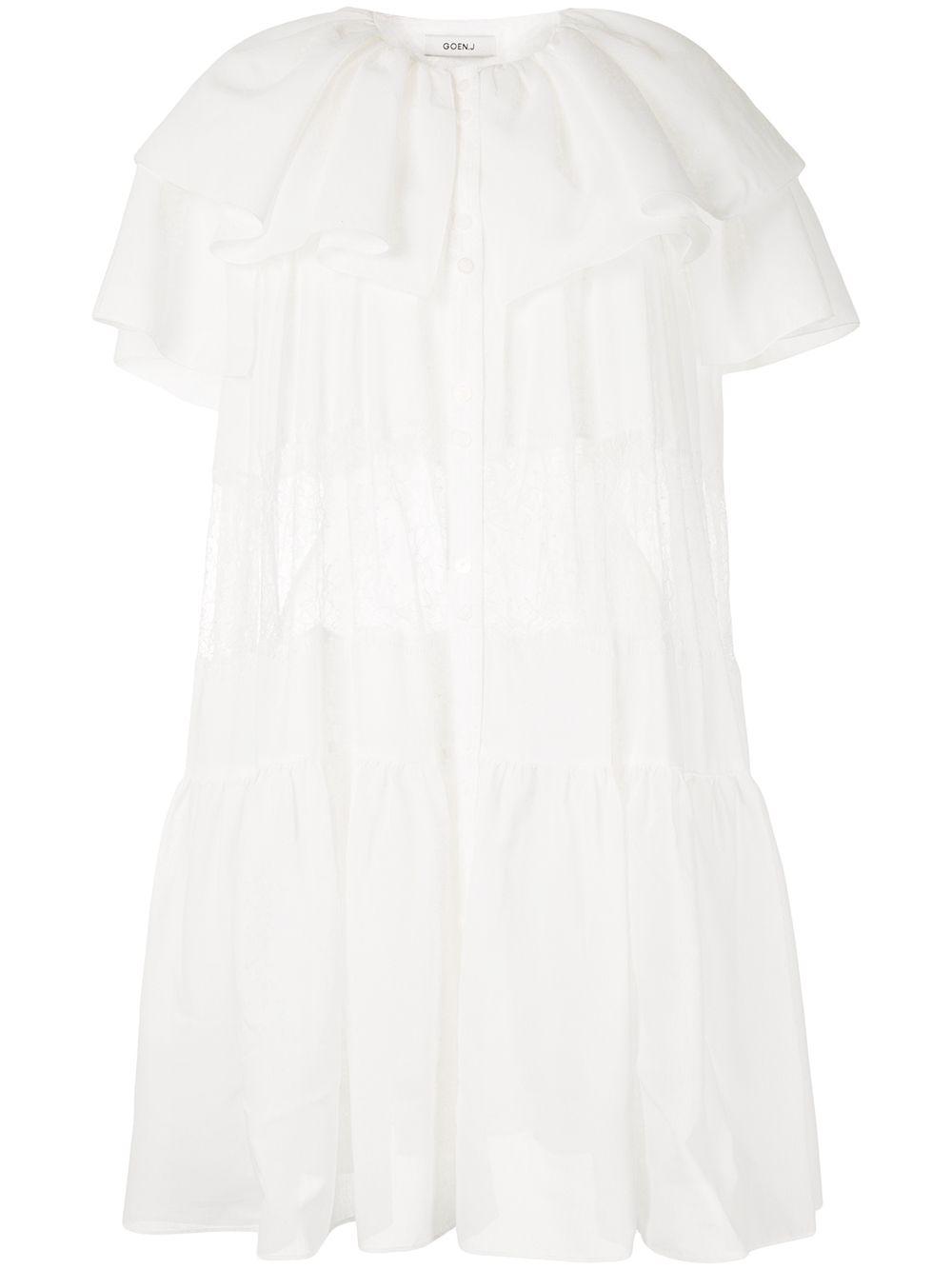 tiered mini dress by GOEN.J