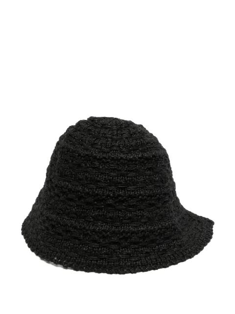 tweed bucket hat by GOEN.J