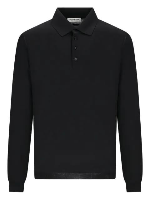 buttoned long-sleeve polo shirt by GOES BOTANICAL