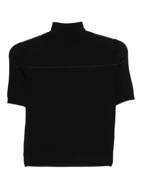 short-sleeve roll neck sweater by GOES BOTANICAL short-sleeve roll neck sweater by GOES BOTANICAL