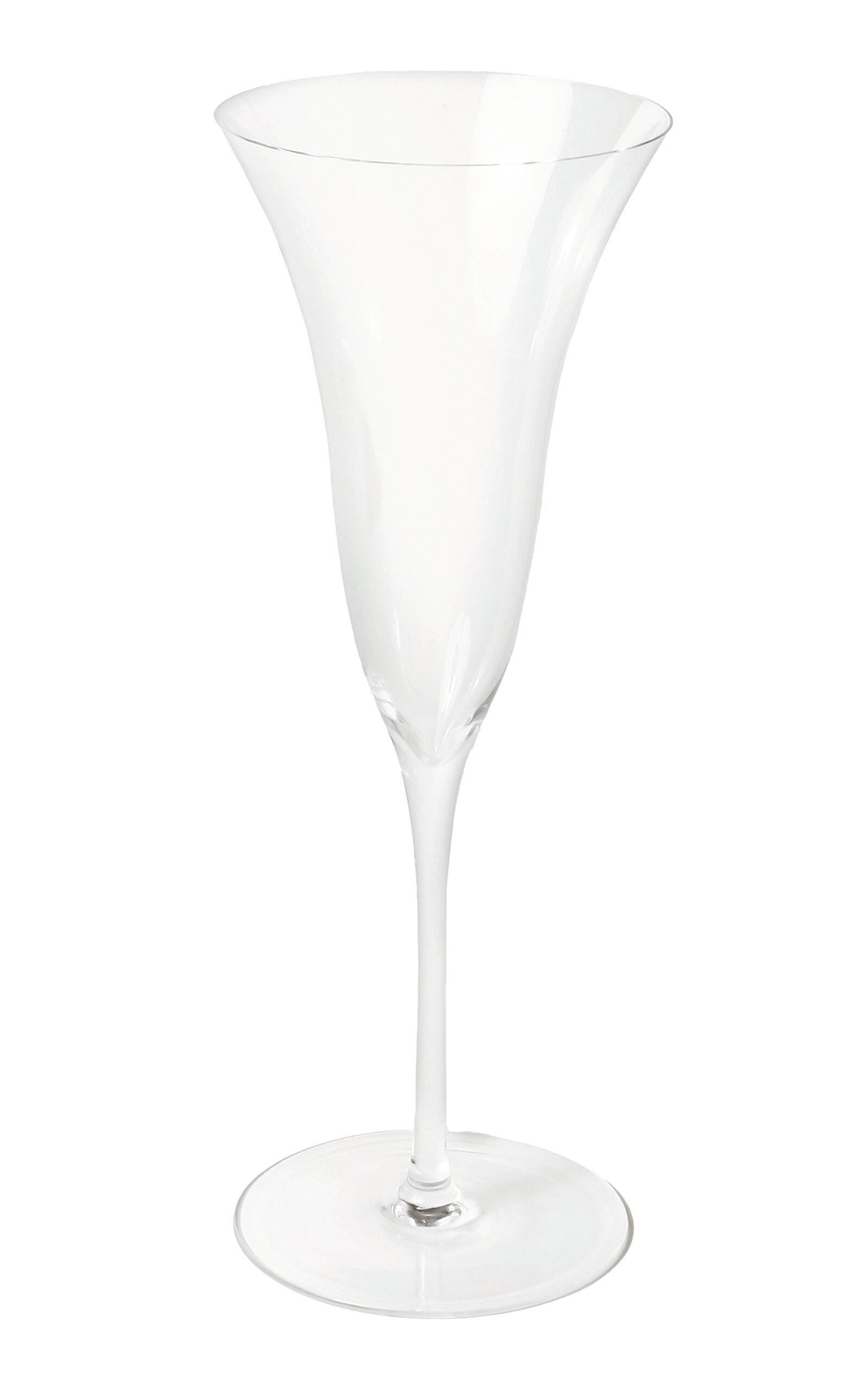 Gohar World - Calla Crystal Champagne Glass - N/a - Moda Operandi by GOHAR WORLD