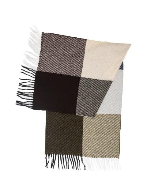 print fringed scarf by GOIA