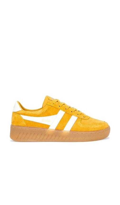 Gola Women's Grandslam Suede Sneakers in Mustard by GOLA