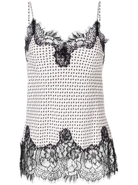 lace detail top by GOLD HAWK