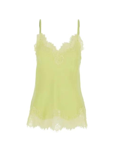 lace-trim sleeveless top by GOLD HAWK