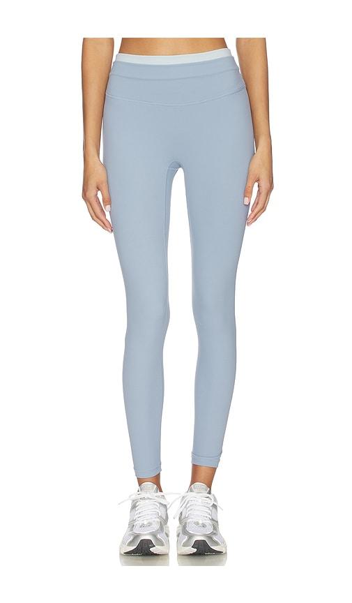 Gold Hinge Double Waist Strydeform Legging in Slate by GOLD HINGE