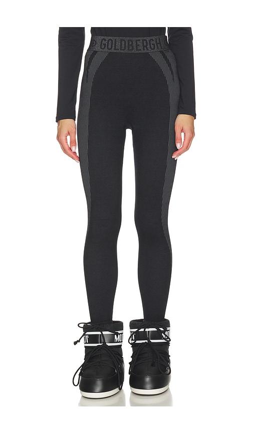 Goldbergh Contour Baselayer Pant in Black by GOLDBERGH