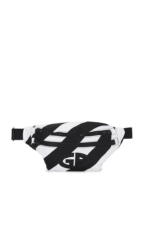 Goldbergh Forza Fanny Pack in Black, White by GOLDBERGH