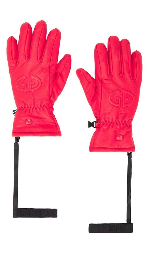 Goldbergh Freeze Gloves in Red by GOLDBERGH